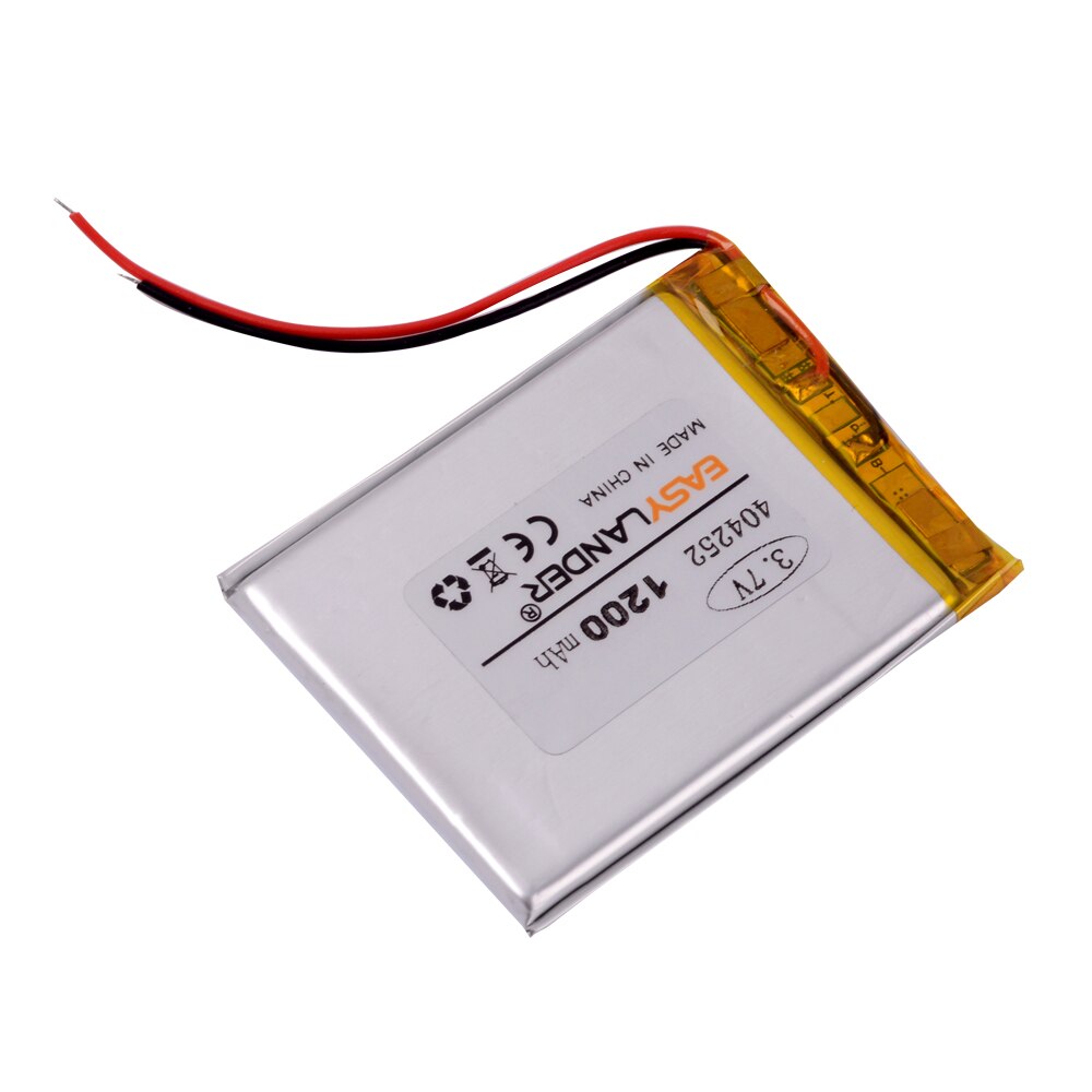 404252 3,7 V 1200mAh Lithium-Polymer-Batterie Für Kobo berühren E-Buchen MP3 MP4 Lampe lautsprecher spielzeug Handy, Mobiltelefon Energie Bank 404050