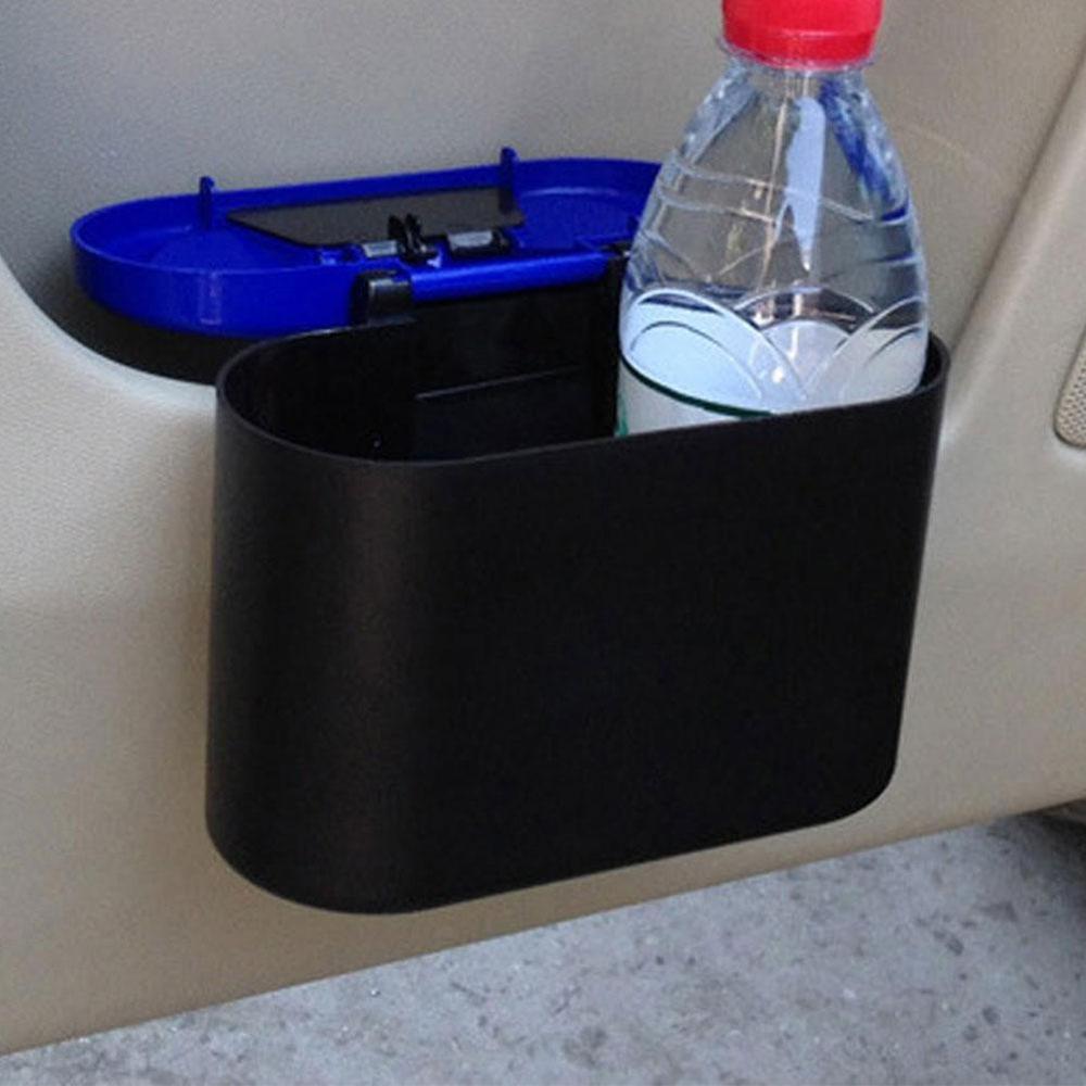 Car Rubbish Box Dust Case Box Trash Can in Car Plastic Trash Accessories Box Car Car Waste Container Bag Trash Bin Car Orga Z9S7