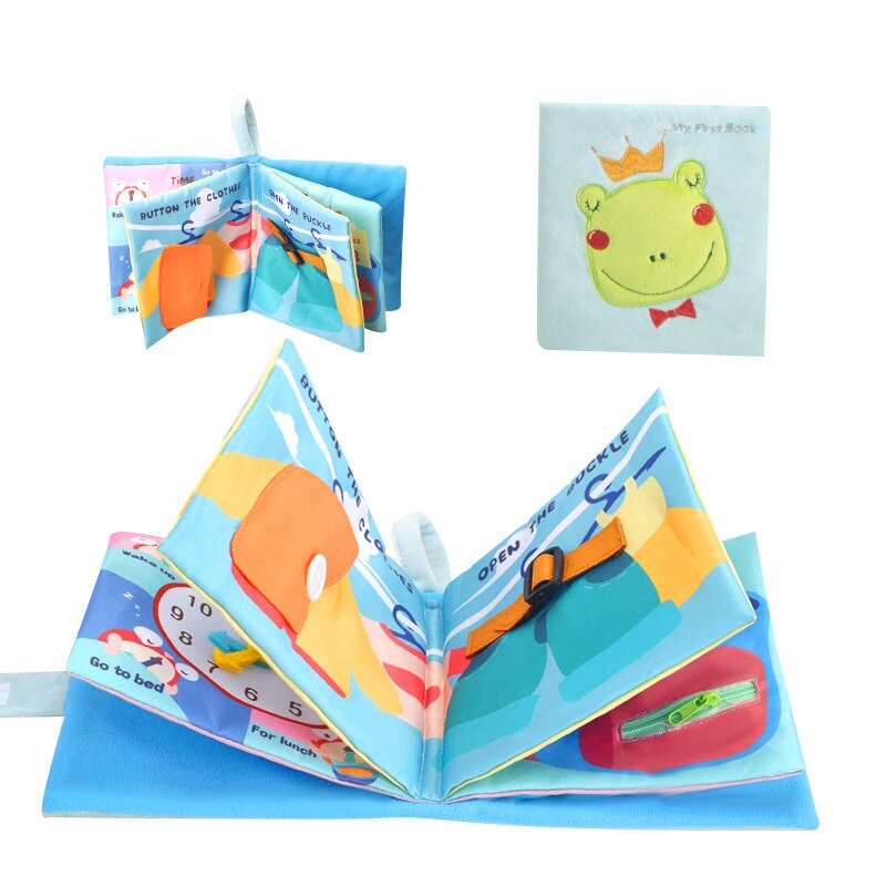 Baby Speelgoed Baby Baby Boek Vroege Ontwikkeling 3D Doek Boeken Voor Kinderen Leren Onderwijs Activiteit Drie-Dimensionale Tekening Boeken