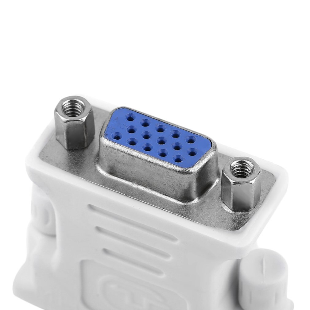 Gold plated ATI DVI to vga connector DVI-I(A/D) to VGA male to female 24+5 pin to 15 Pin Adapter Convert