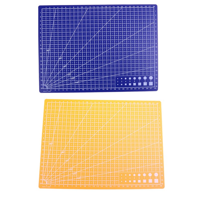 PVC30*22cm A4 Grid Lines Self Healing Cutting Mat Craft Card Fabric Leather Paper Board DIY Tools Woodworking Mats Handmade Mats