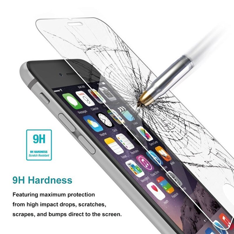 Tempered glass 9H Screen protector film For iphone X 8 4 4s 5 5s 5c SE 6 6s 7 7s plus 6plus 7plus 8plus 10 6Splus Toy Balls