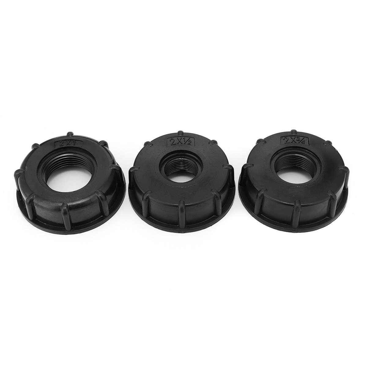 1/2 inch 3/4 inch 1 inch Thread IBC Tank Adapter Tap Connector Replacement Valve Fitting For Home Garden Water Connectors Black