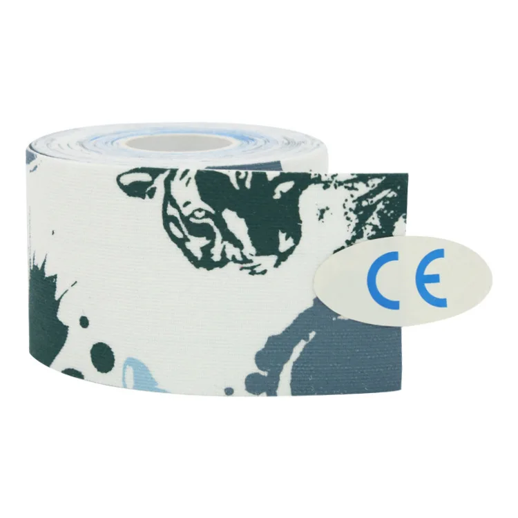 Bande de kinésiologie athlétique en coton élastique coloré, bande de protection des muscles du genou et des épaules, pour la récupération et le soulagement de la douleur: TIGER