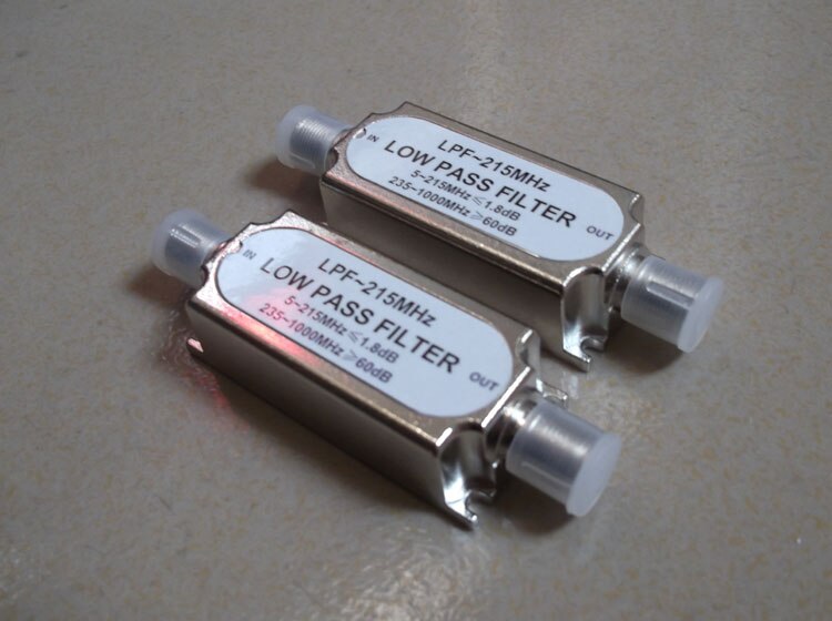 Cable TV Analog Signal, Low Pass Filter, Front-end Machine Room Engineering