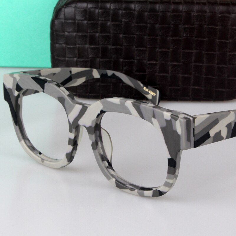 Zerosun tortoise glasögon bågar man kvinnor vintage glasögon herr kvinnlig tjocka kant glasögon glasögon nörd acetat optisk lins