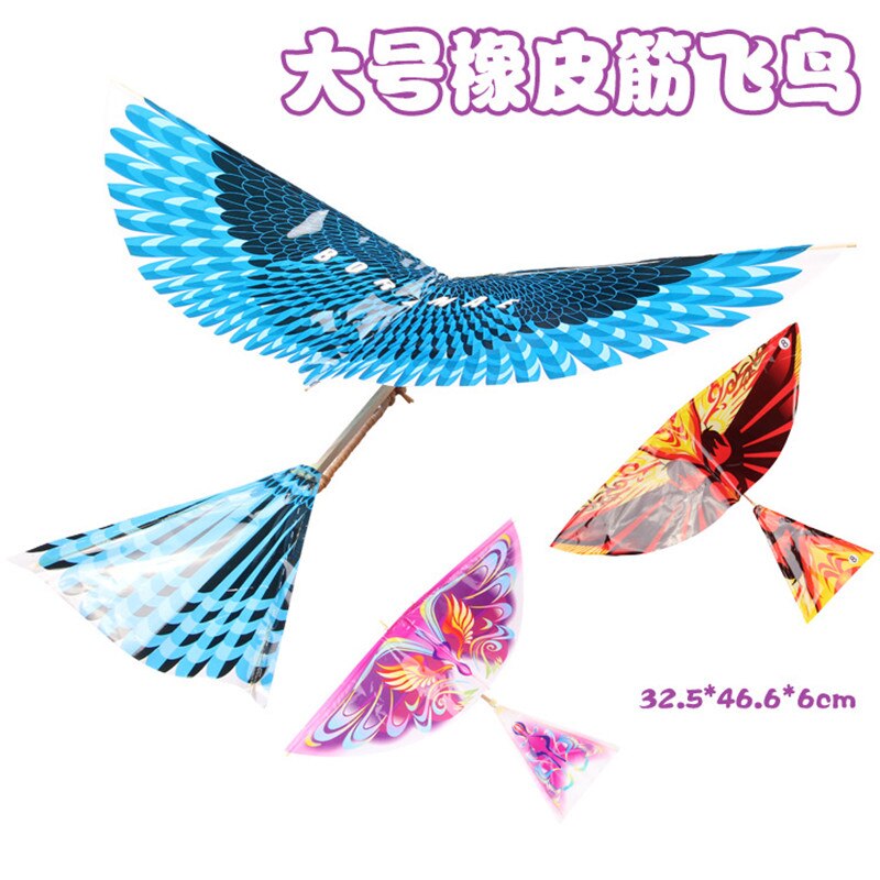 Children's Fun Prank Toys Are Shocking Powered Bird, Rubber Band, Flying Bbird, Flying Bird, Auspicious Bird Flapping Wings