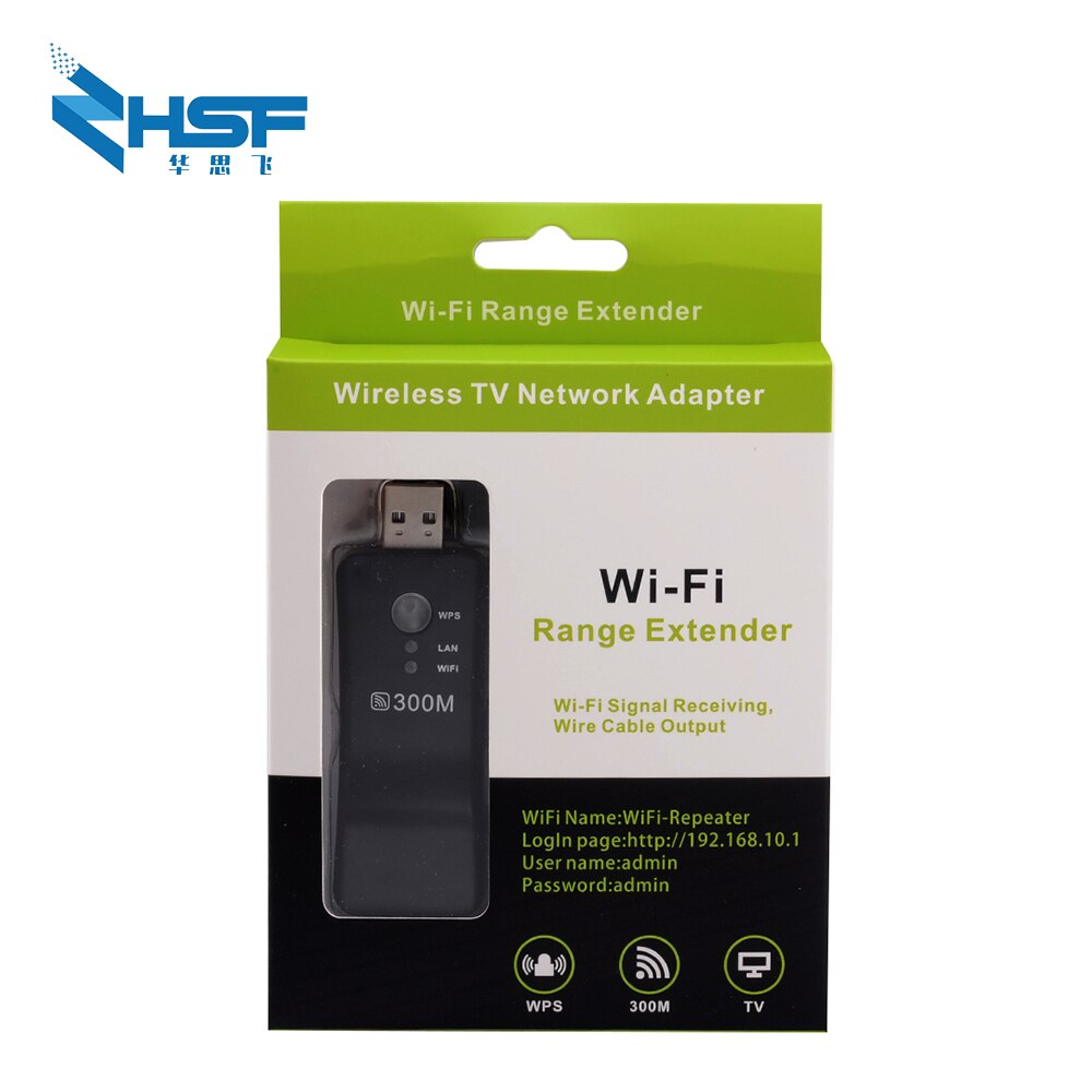 300Mpbs Usb Draagbare Draadloze Wifi Smart Tv Netwerk Adapter Universele Hdtv RJ45 Repeater Ap Wps Forxiaomi Huawei Lg Tv