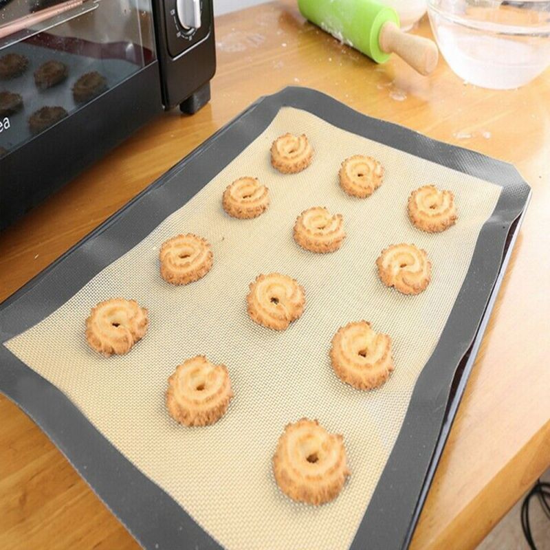 Heat Resistant Silicone Oven Baking Mat For Cookie Bread Biscuit Puff Perforated Silicone Non-stick Mat Kitchen Baking Tool