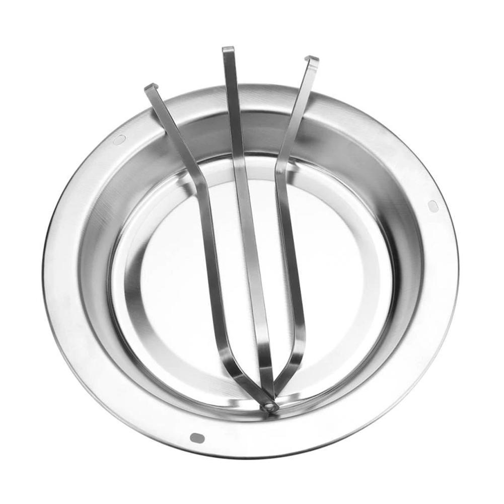 Grillverktøy kylling og holder stativ rustfritt stål grillet kylling tallerken utendørs bbq grille stativ steking bbq ribbein ikke pinne