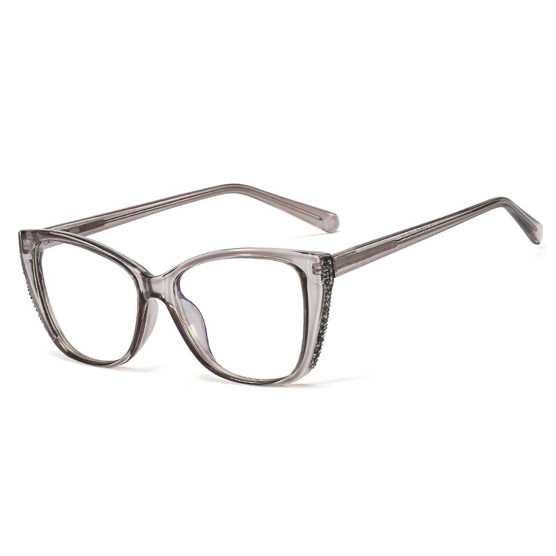 YINSQER Retro Eyewear Vintage Cat Eye Reading Blue Light Glasses Frame Spectacles Women Computer Transparent Eye Glasses