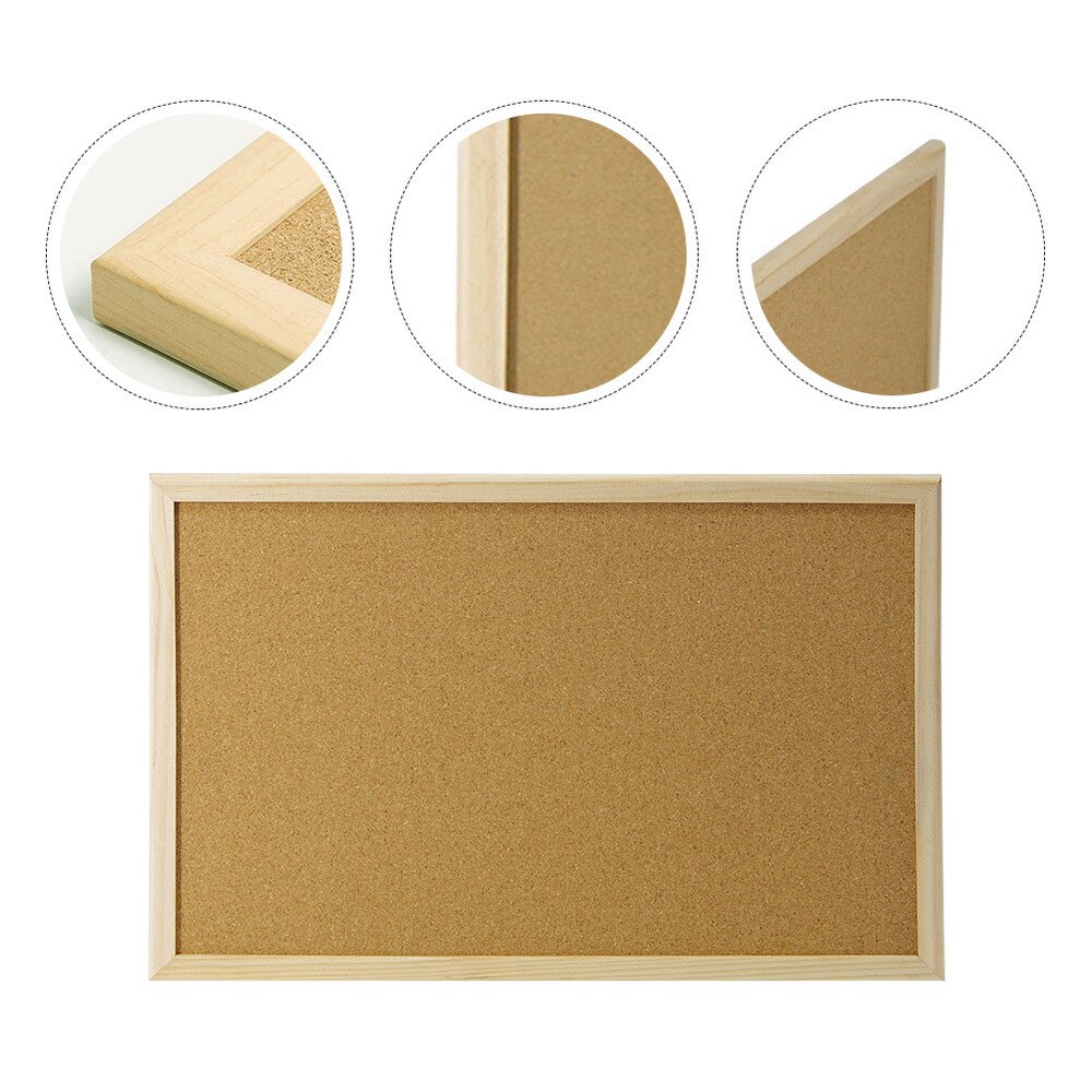 Cork Board Bulletin Board Framed Cork Board Memo Boards Display Cork Board: Default Title