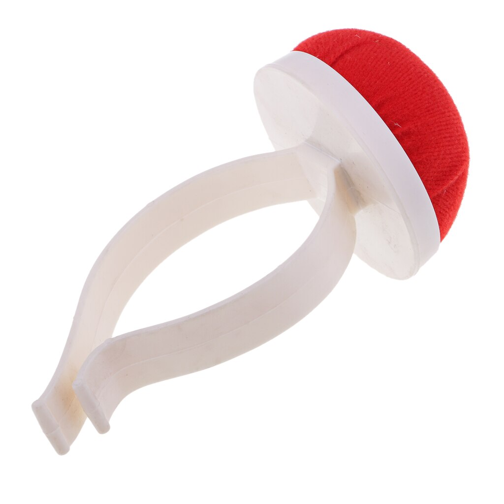 Plastic Wrist Wearable Pin Cushion (Red) for Tailor Dressmaker DIY Sewing Accessories