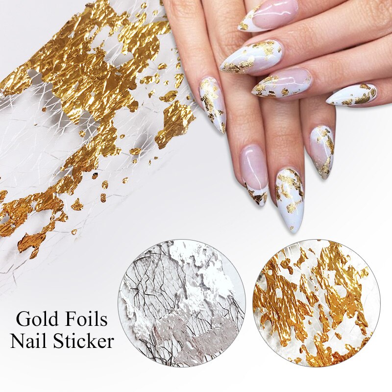 1 boîte 3D maille ongles feuilles feuille d'or gaze Nail Art transfert autocollant décoration curseur ongles décalcomanies Nail Art bricolage accessoires de