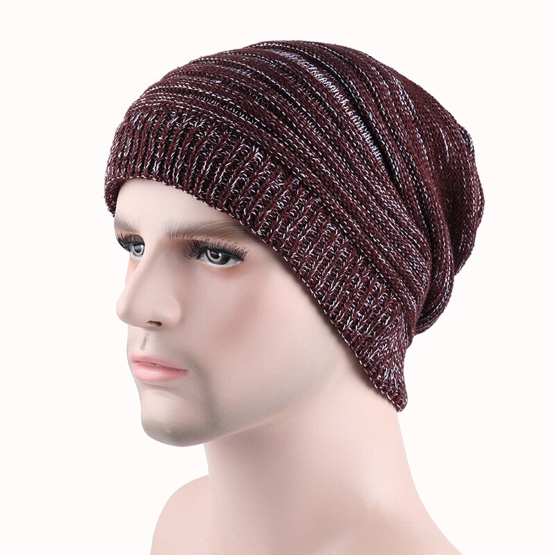 Bonnet tricoté pour homme, style Hip Hop, unisexe, couleur unie, décontracté, automne hiver