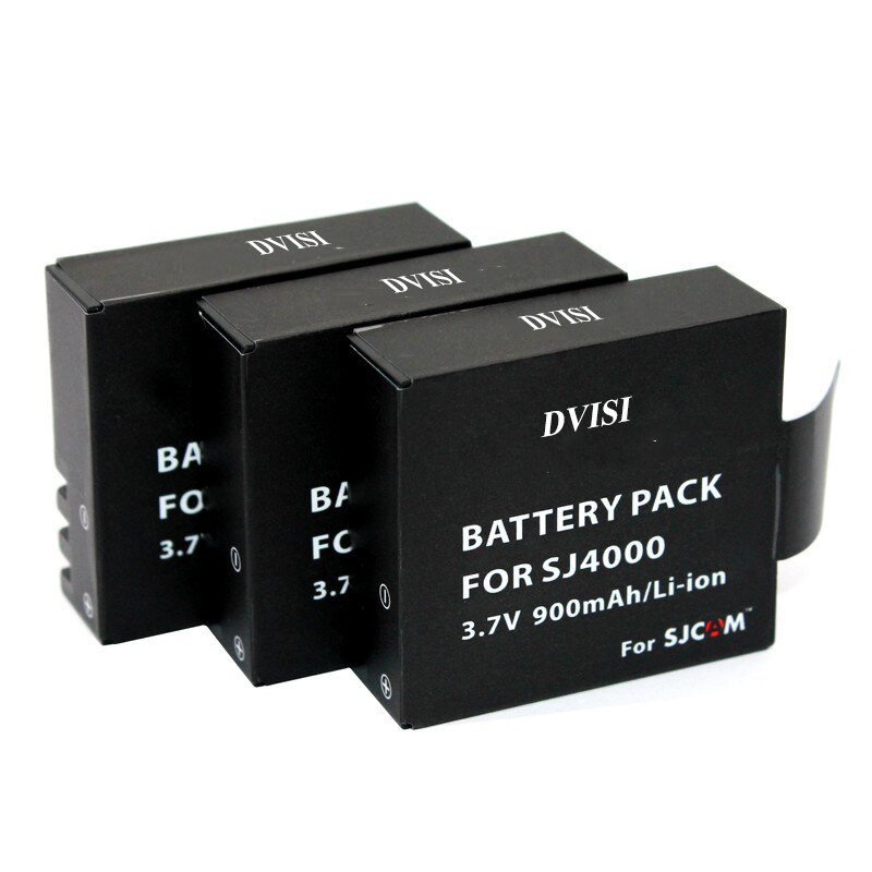 2 stks/partij 900mAh SJ4000 SJCAM Oplaadbare Batterijen voor SJCAM SJ4000 WiFi SJ5000 WiFi Plus M10 SJ5000 plus SJ6000 SJ7000 SJ8000
