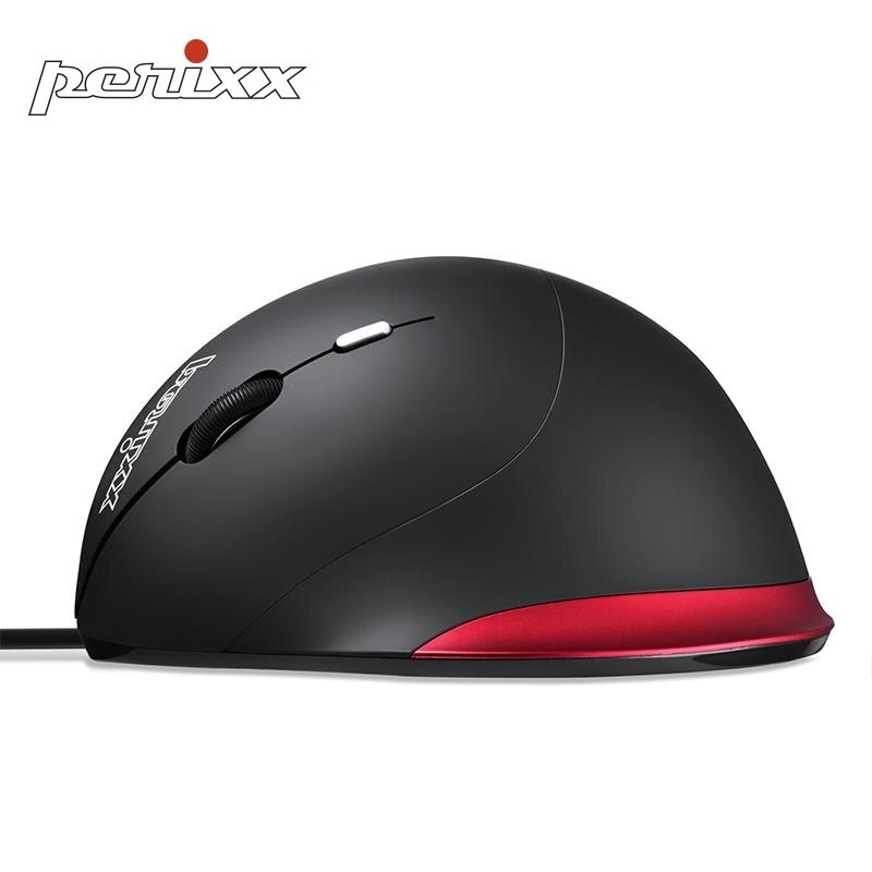 German PERIMICE-518(Wired)/718 2.4GHz USB Wireless Left Handed Ergonomic Vertical Mouse Computer Notebook Mouse