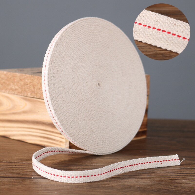 Mecha de lámpara de queroseno de 1 metro, mecha de algodón trenzada, lámpara de aceite de algodón plano, mecha para lámpara de aceite