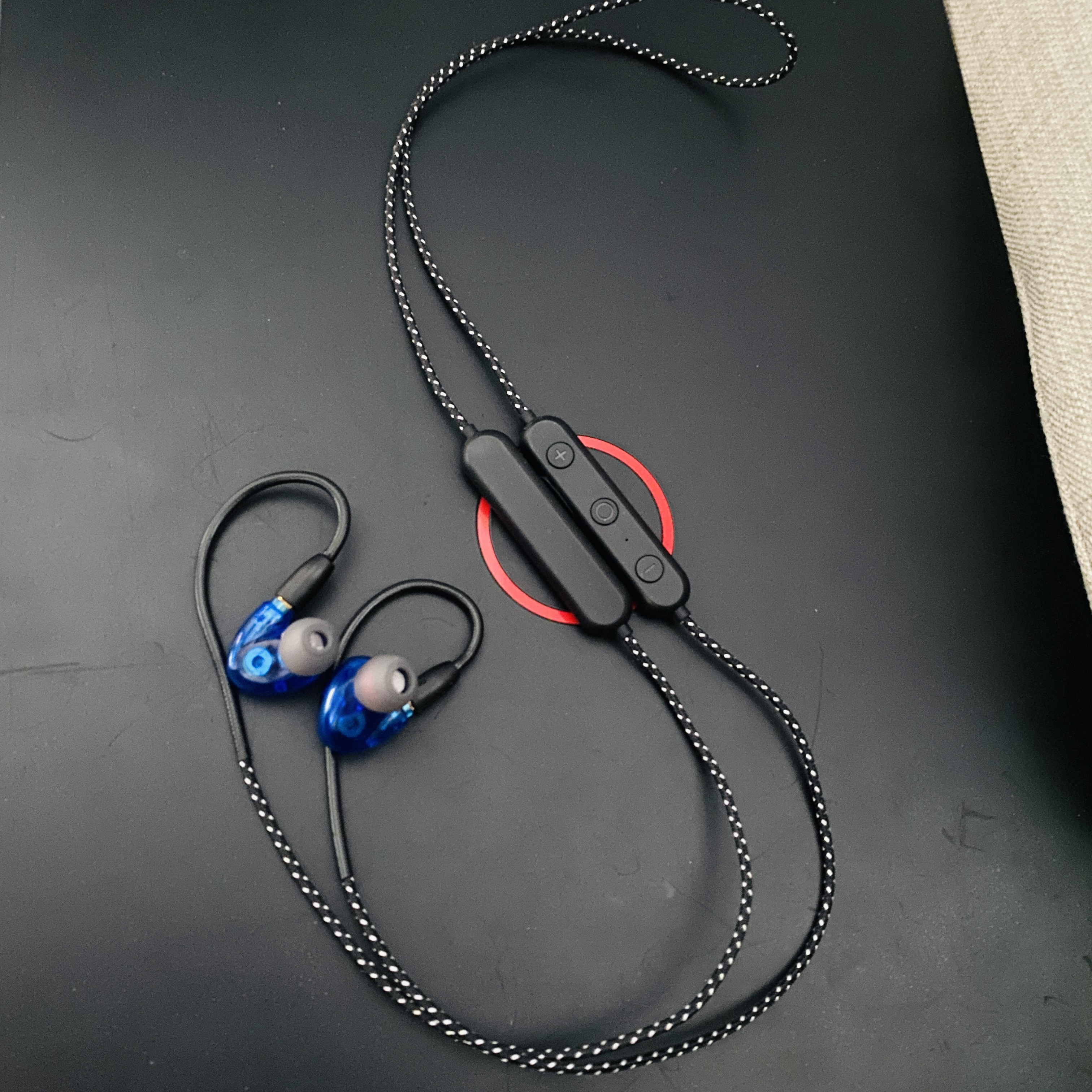 DXSounder Qualcomm qcc3084 Bluetooth 5.4 HIFI monitoring LDAC wireless live outdoor sports halterneck mmcx headphone cable: Blue