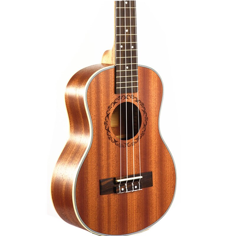 23" Ukulele 4 String Instruments Mini Hawaiian Guitar Rosewood Fretboard Sapele Electric Ukulele with Pickup EQ Uke Guitarra: only ukulele