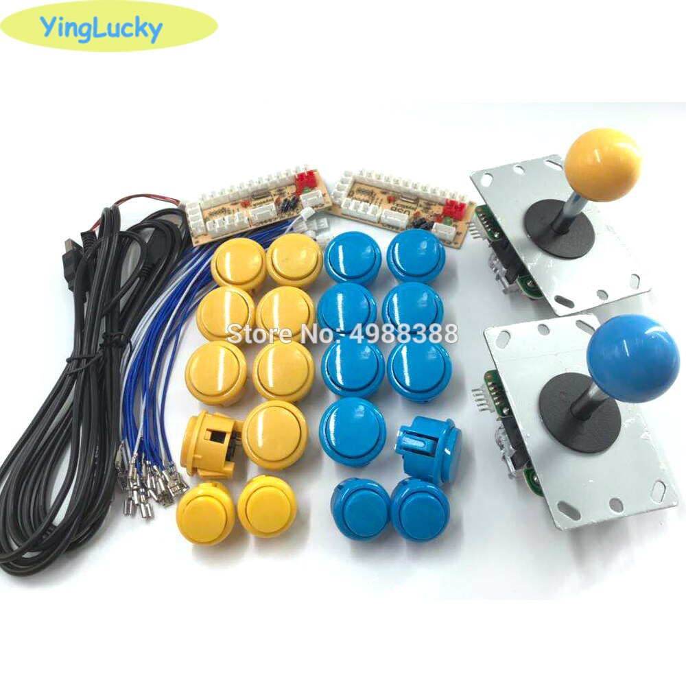 Lotto di 8 pulsanti di gioco arcade Clipsable SANWA OBSF-30