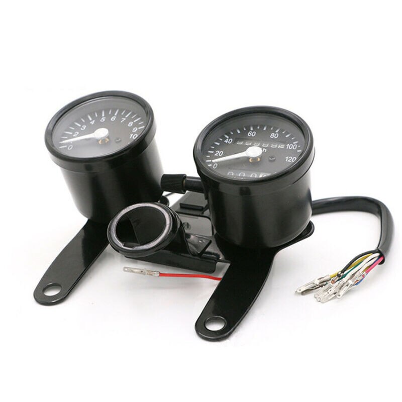 Motorcycle Tachometer and speedometer Speedometer Tachometer Instrument LED Light