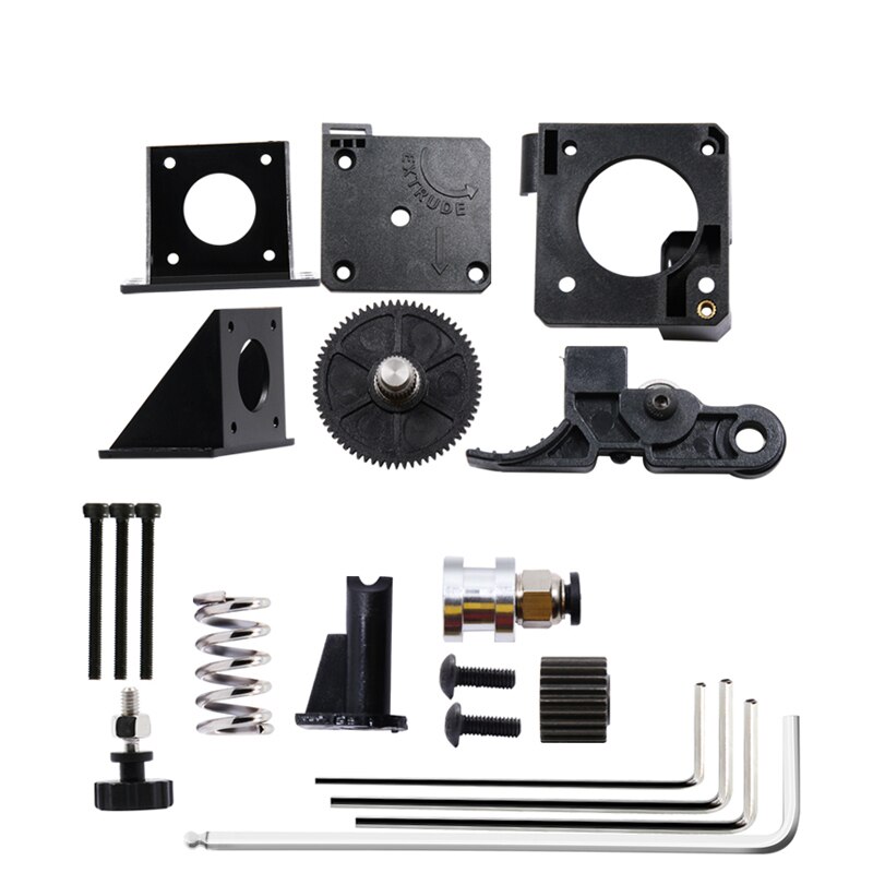 MEGA Titan Extruder Kit Remote Direct Extrusion DIY J-head bowden Mounting Filament FDM 3D Printer Parts For Reprap Ender3 CR10: Black Extruder only