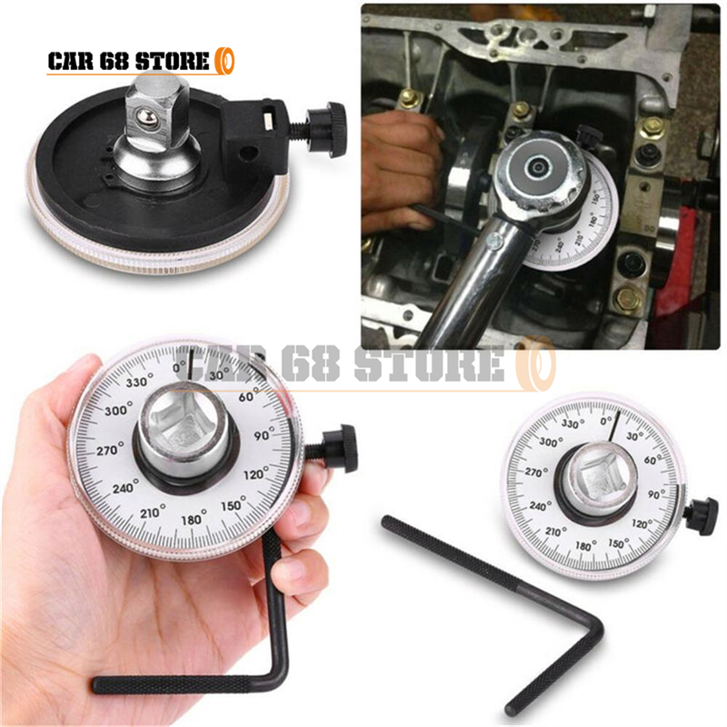 1/2 Inch Drive Torque Angle Gauge Adjustable Car Auto Repair Hand Garage Tool Set Rotation Measure Tool for Hand Tools Wrench