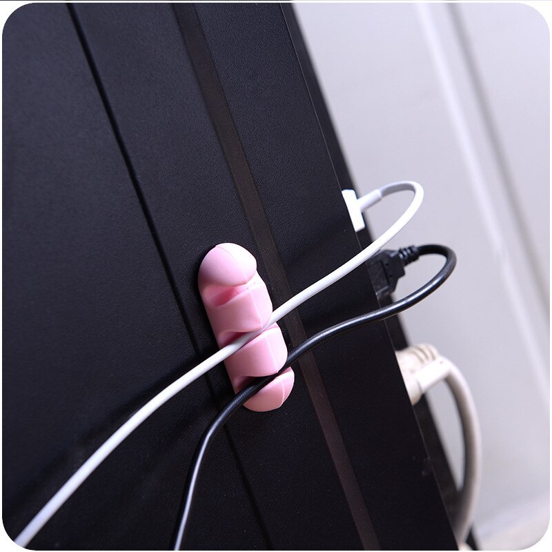 Bobinadora de Cable de sílice para auriculares con Cable, envoltura de Cable, organizador de cables, Colector de cables, HotTop, 2 uds.