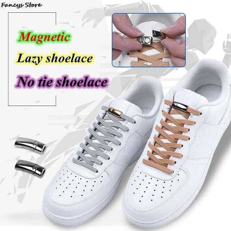 Lacet magnétique sans attache, boucle, facile à installer, chaussures de sport pour la maison, outil, compétition, paresseux, pour homme et femme,