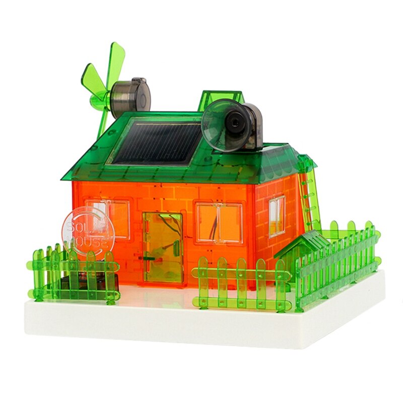 Diy, educación, casa de música Solar en miniatura, experimentos de energía, Kit de modelo de construcción para niños, Juguetes De ciencia