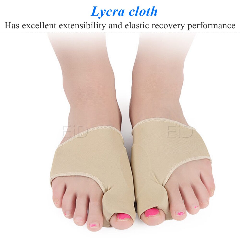 Mjukt ortotiskt skydd tårätare kuddar silikon tåavskiljare korrigerare tummen fötter vårdjusterare hallux valgus innersulor
