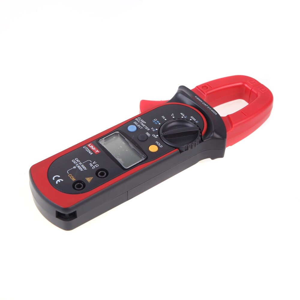 Mini Digital Clamp Meters Multimeter AC/DC Current Voltage Meter Tongs Capacitance Resistance Temperature Tester