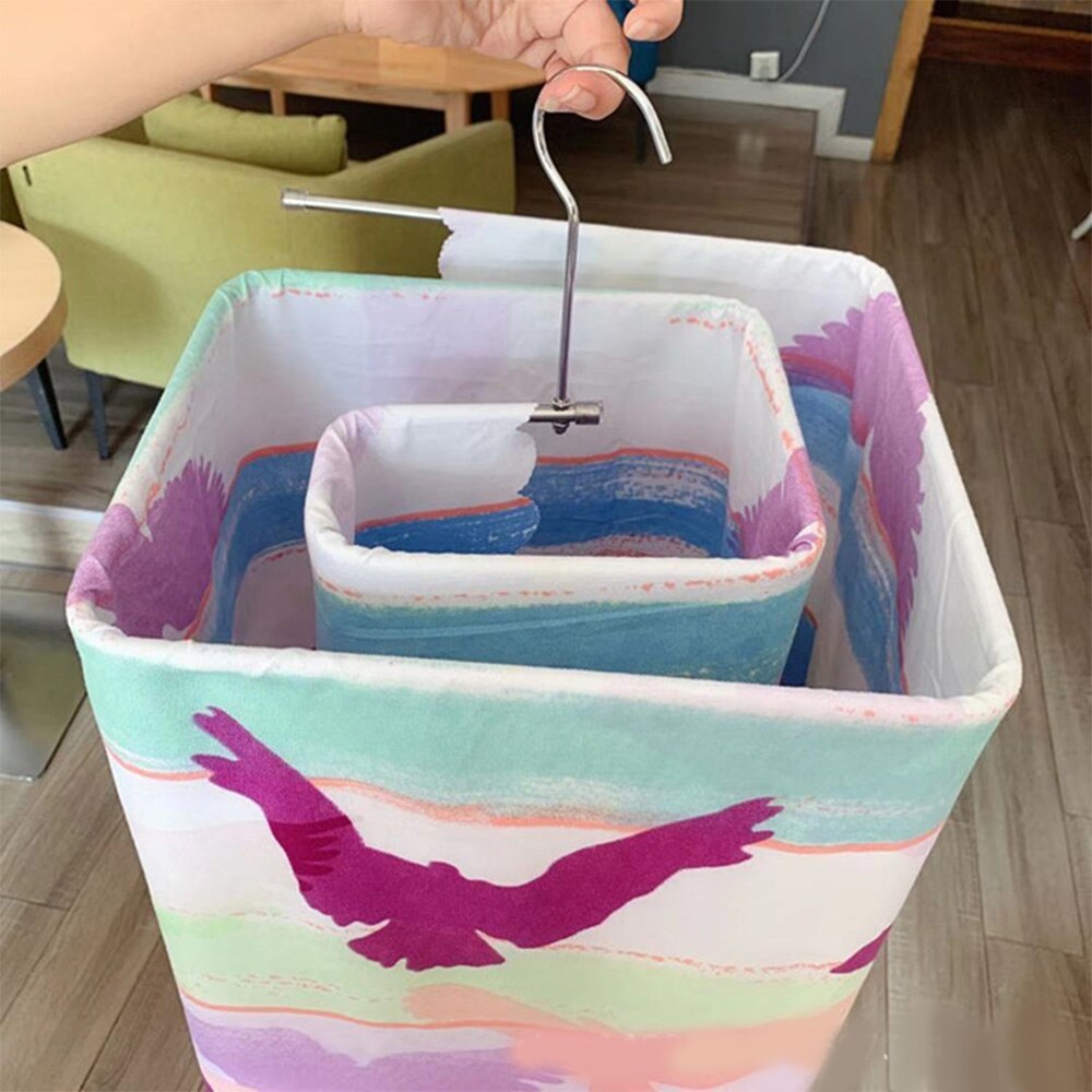Cintre de séchage en spirale pour linge, en acier inoxydable, crochet rotatif pour draps et couvertures, organisateur de placard