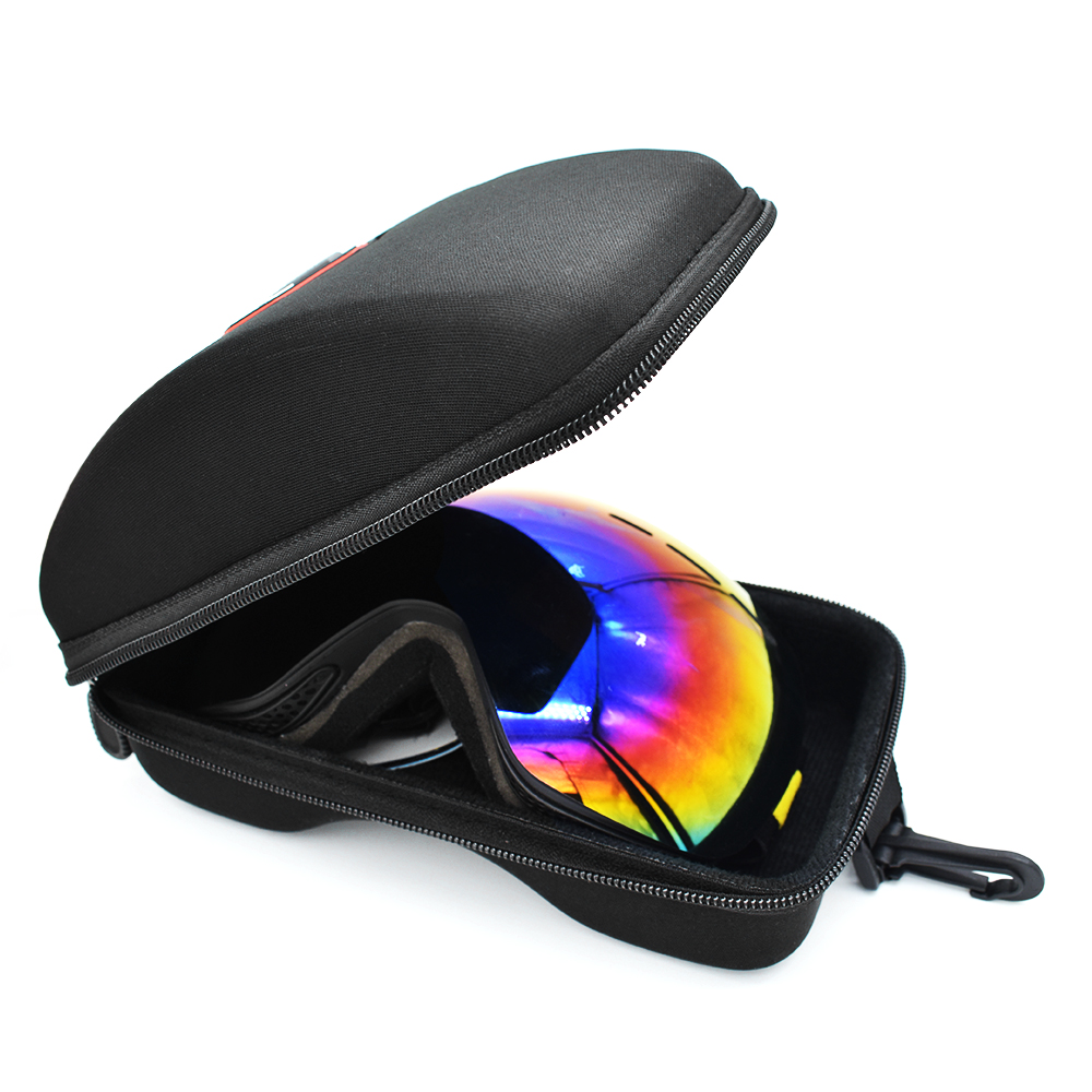 Bescherming Ski Brillen Doos Brillenkoker Eyewear Hard Case Winter Sport Ski Snowboard Schokbestendig Originele Case (Zonder Bril)