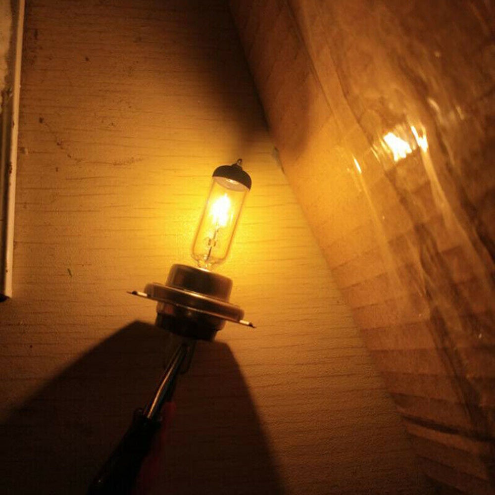 100W Halogen Bulb Low/high beam DC 12V Headlight Set Parts Replacement