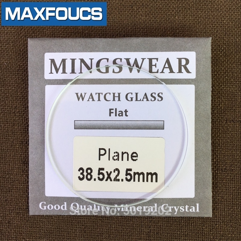 Verre plat 27,5 mm de montre verre minéral circulaire