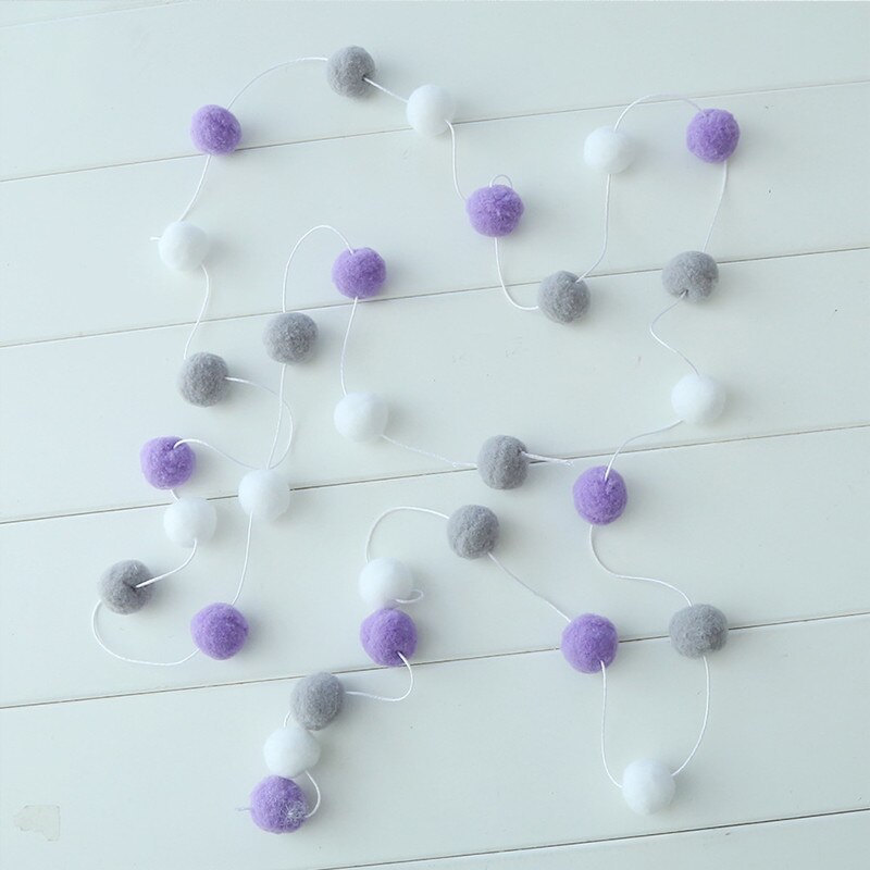 Decoração de quarto infantil artesanal, acessório de decoração de parede colado para bebês: ROXO