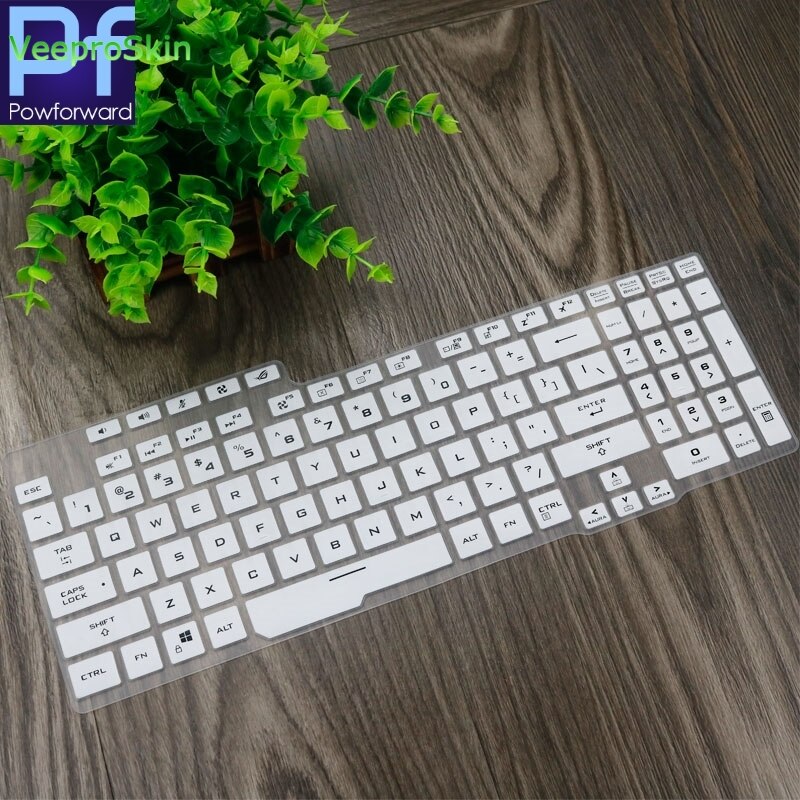 Laptop Keyboard Cover Protector Laptop For Asus ROG Strix Scar III GL731GV GL731GT GL731GU GL731GW GL731 GV GT GU GW 17 inch: white