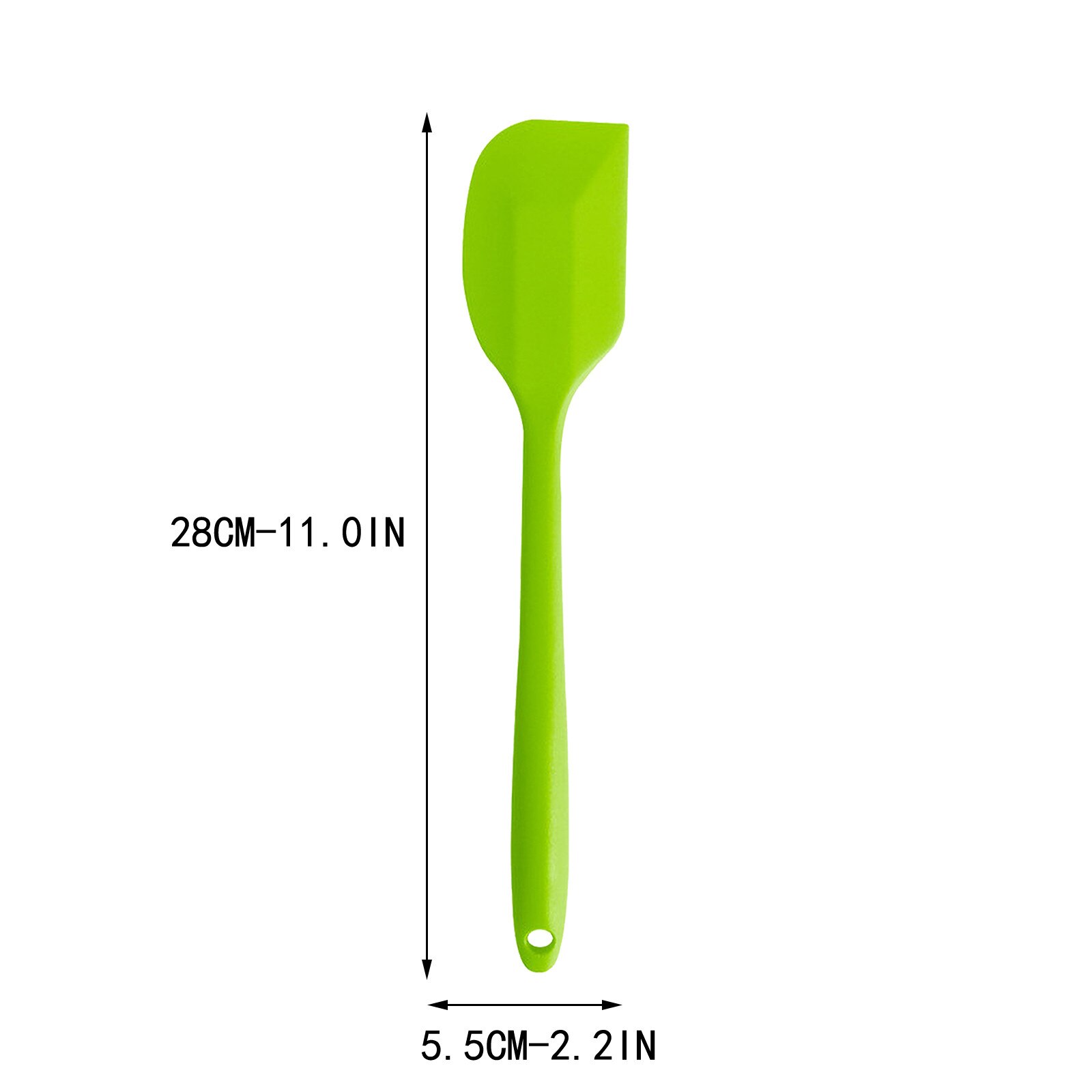 Multicolor Food Grade Non Stick Boter Koken Siliconen Spatel Set Cookie Pastry Schraper Taart Bakken Spatel Siliconen Spatel #6