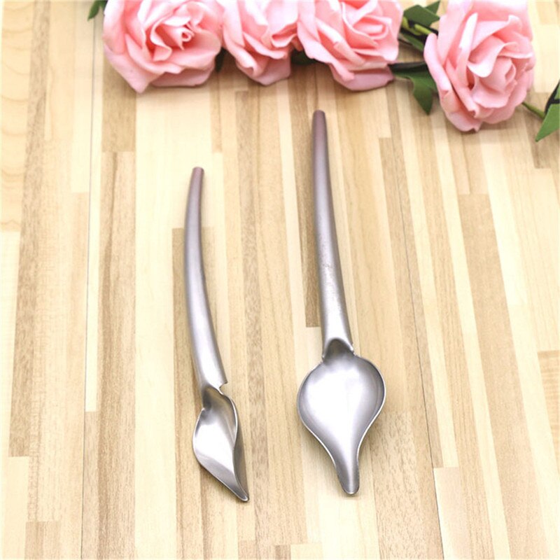 1 Pcs Deco Spoon Decorate Food Draw Tool Sauce Dressing Plate Dessert Bakeware Cake Spoons Tools