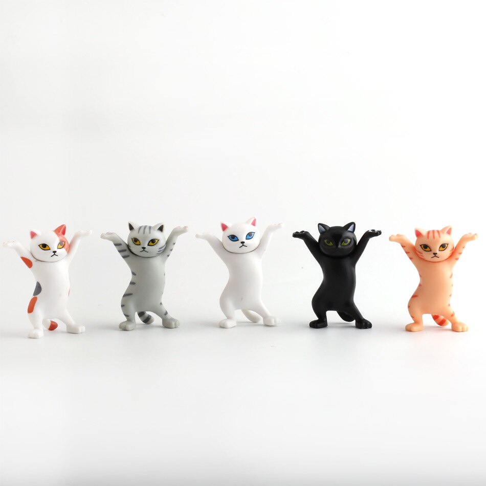 Uchwyt robić podnoszenia kota ręcznie robione ozdoby modelowe podniosły pióro robić telefonu