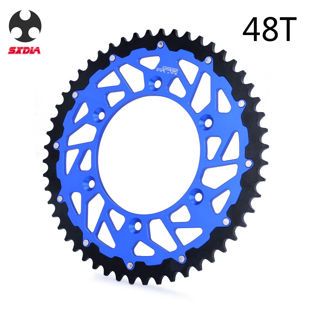 42T 45T 48T 50T 52T Rear Chain Sprocket Bolt For KTM EXC EXC-F SX XC-W XCFW MXC SXS SX-F XC XCF SMR SMC 125 150 250 450 LC4 Duke: 48T Blue