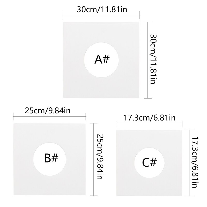 20Pcs DVD Clear Blu-ray Sleeves Paper Bag Cover Wallet Envelopes Disc Case