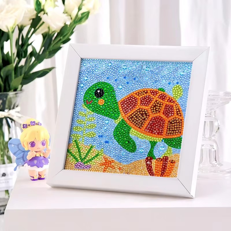 DIY Cartoon Animal Diamond Paintings Children Diamond Stickers Irregular Diamond Stickers Birthday Decoration
