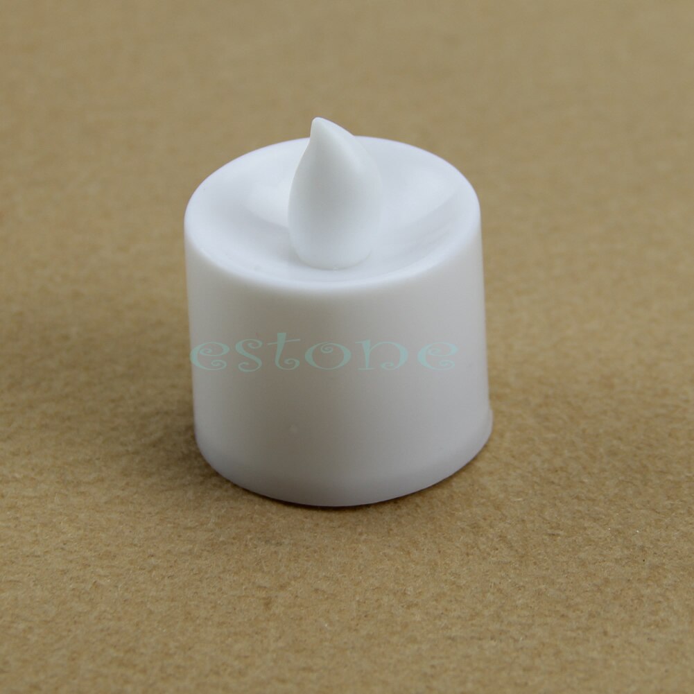 12 Flickering Flicker Light Flameless LED Tealight Tea Candles Wedding Light