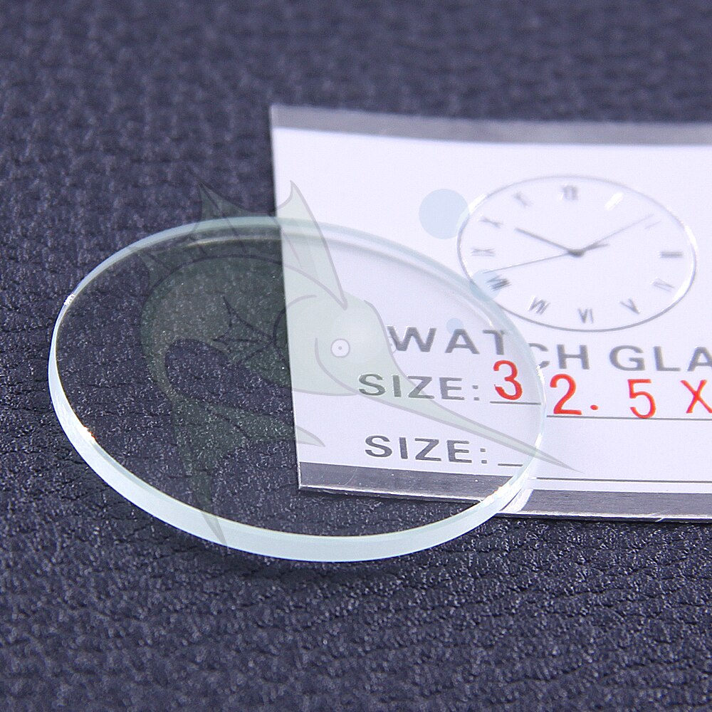 2 stks/partij Ronde Platte Horloge Glas 2mm dikke 36mm ~ 42.5mm Minerale Horloge Glas Vervangende Onderdelen, 2mm horloge glas