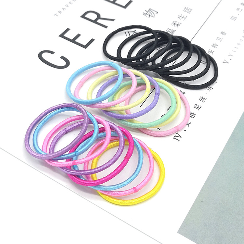 100PCS/Set Small Elastic Rubber Band Hair Rin Girls hair bands Hair Accessories Kids Ponytail fixed Headband Scrunchie Headdress
