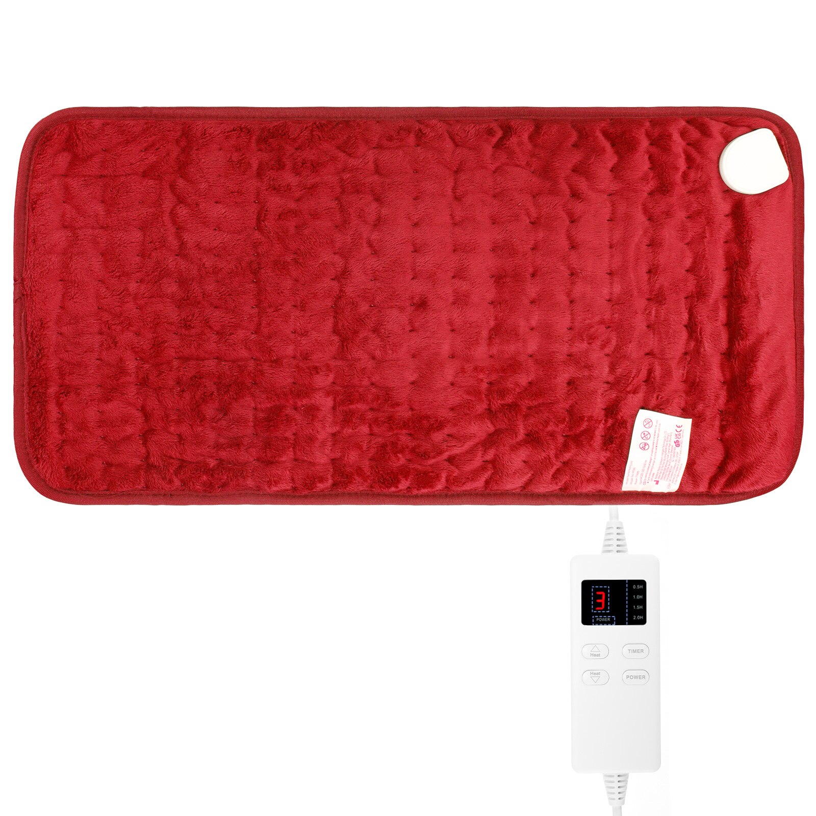Multi-functional Physiotherapy Heating Pad Electric Blanket Heating Pad Heating Pad for All Parts of the Body to Relieve Fatigue: Red
