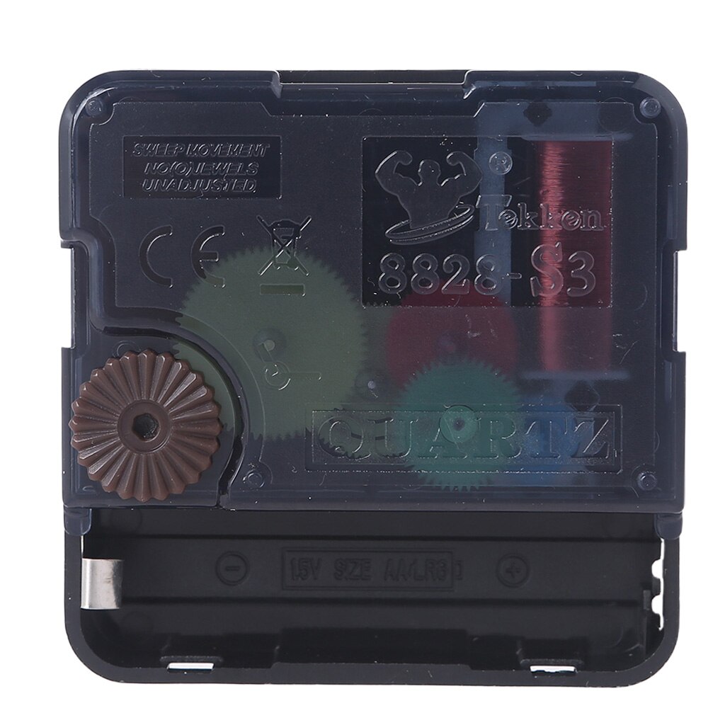 Quartz Wall Clock Motor Movement Mechanisms Silent Battery Powered DIY Repair Parts Replacement with Hands